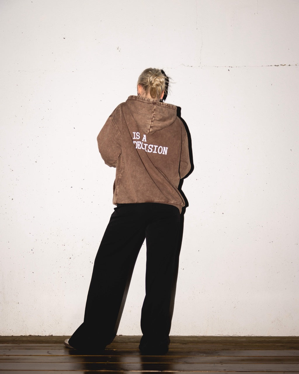 SUCCESS - Retro Faded Fabric Look Hoodie