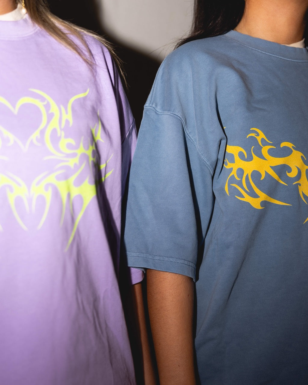 EDGY HEART - Loose Cut Tee