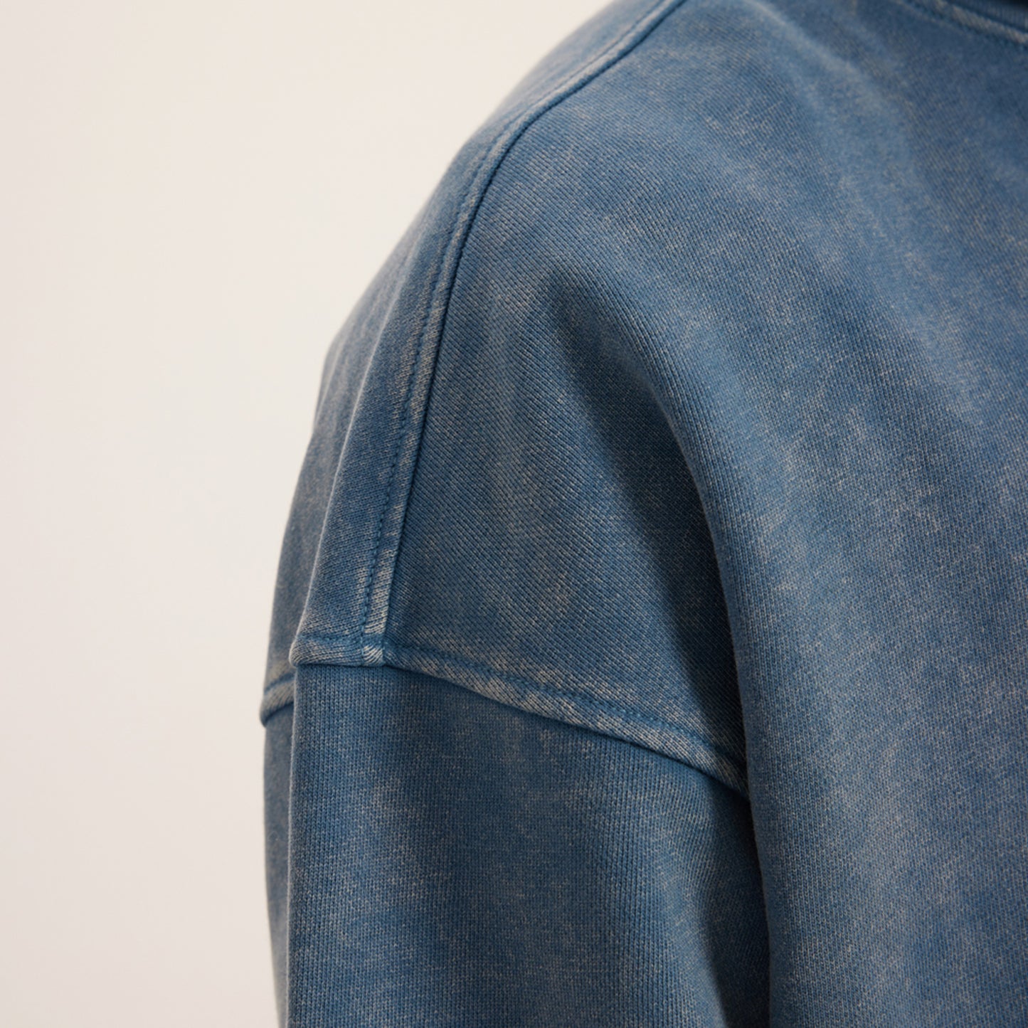ATTRACTIVE - Washed Fabric Look Hoodie
