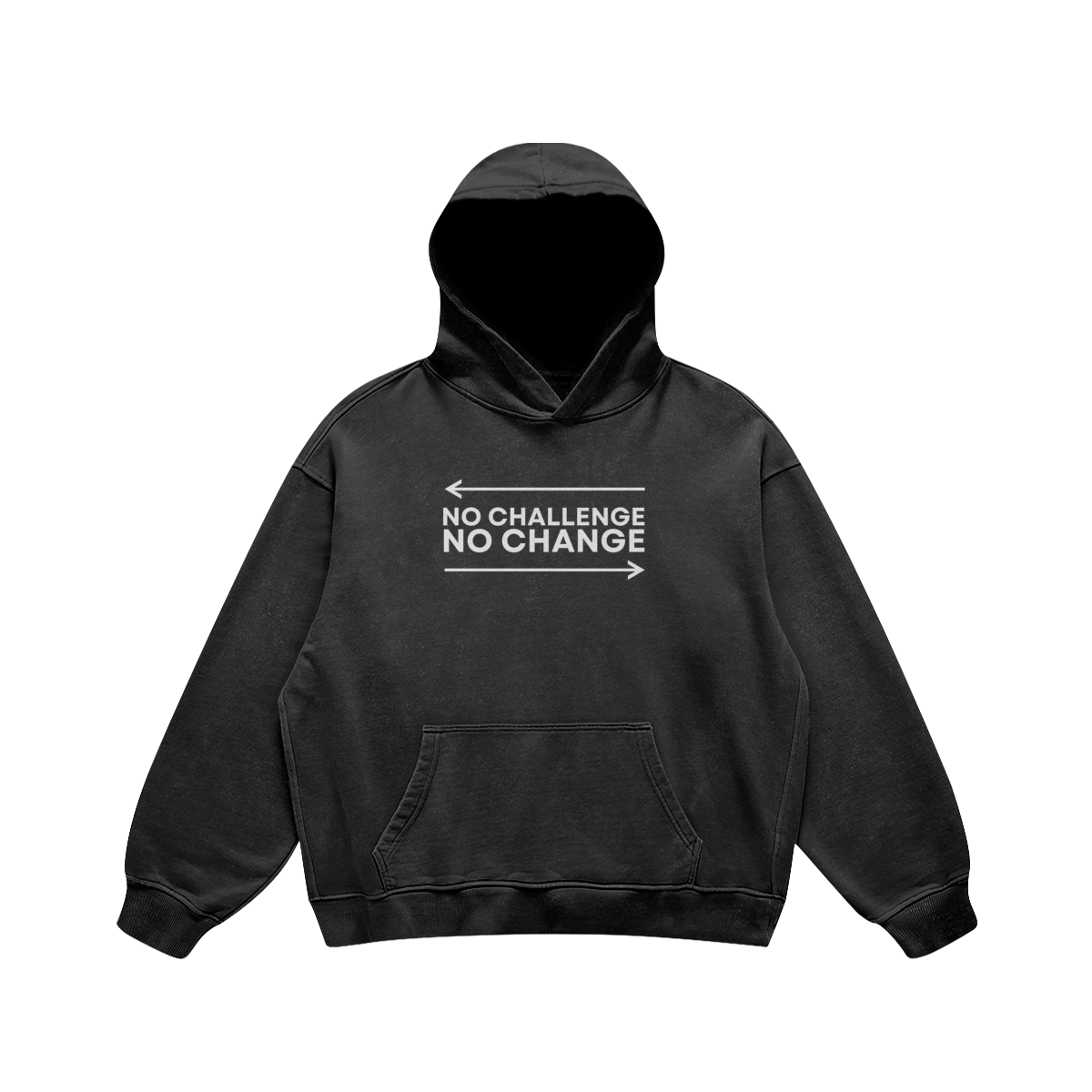A CHALLENGE - Washed Look Hoodie