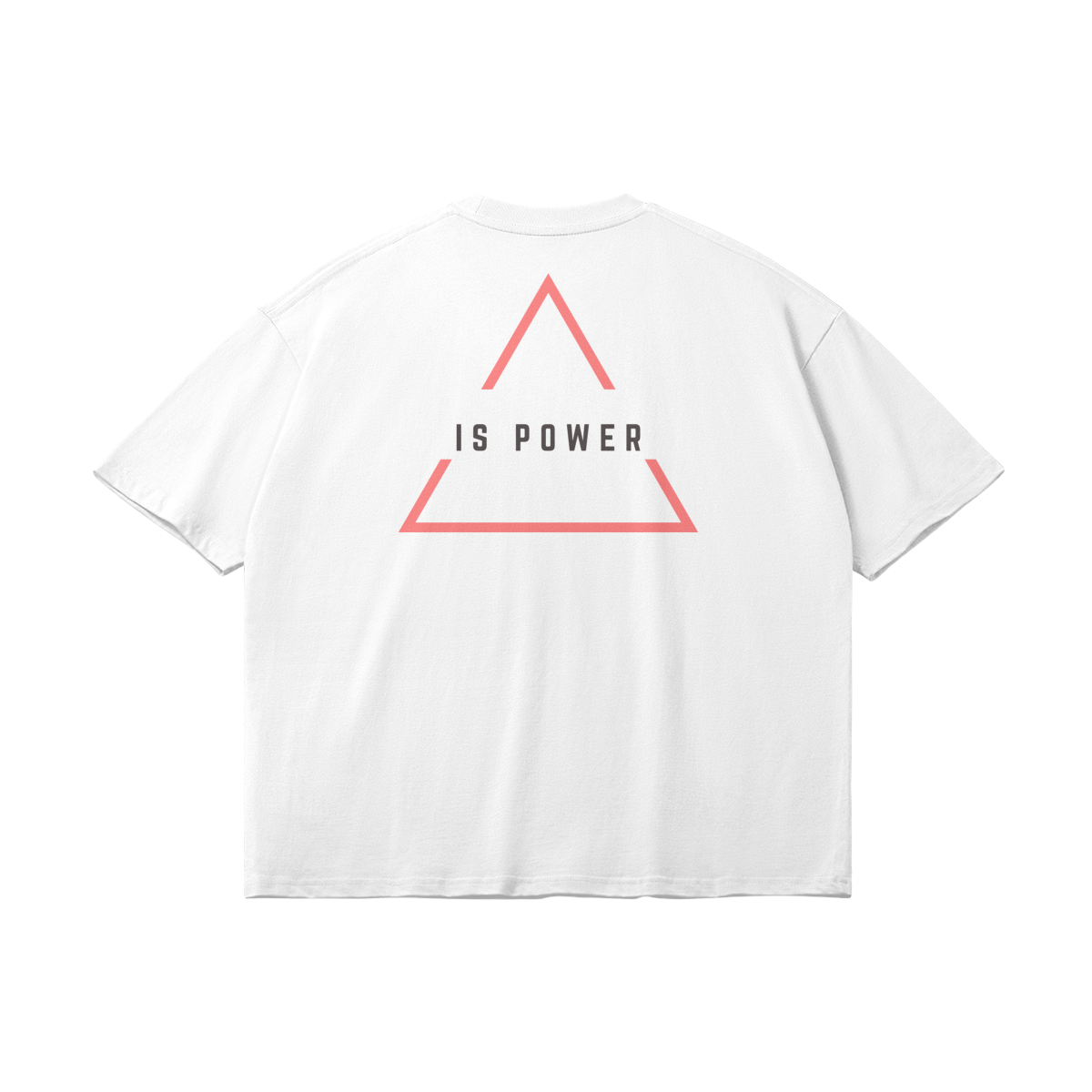 POWER on the Back Logo - Loose Cut T