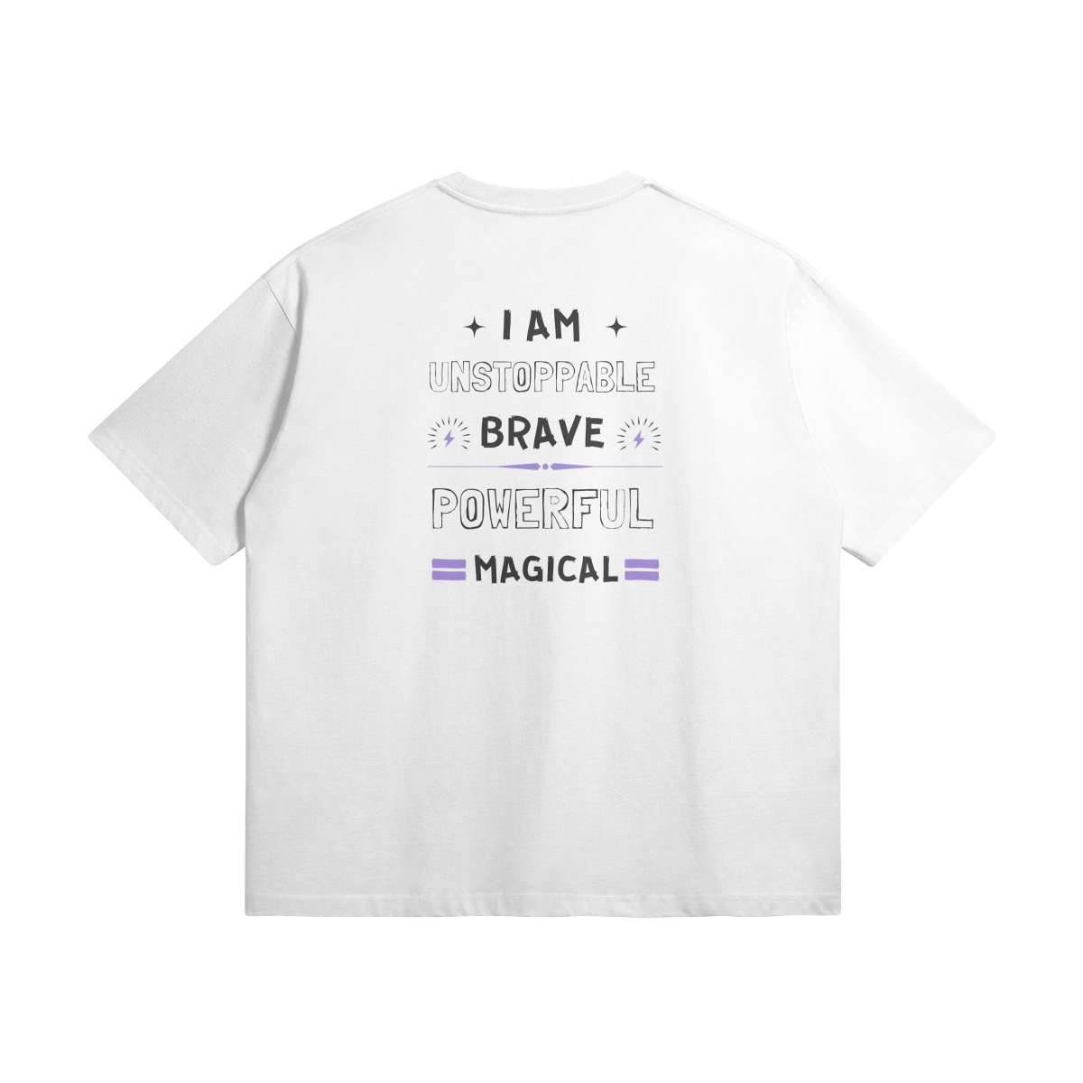 UNSTOPPABLE - Loose Cut Logo on the Back T