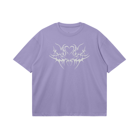 EDGY HEART - Loose Cut Tee