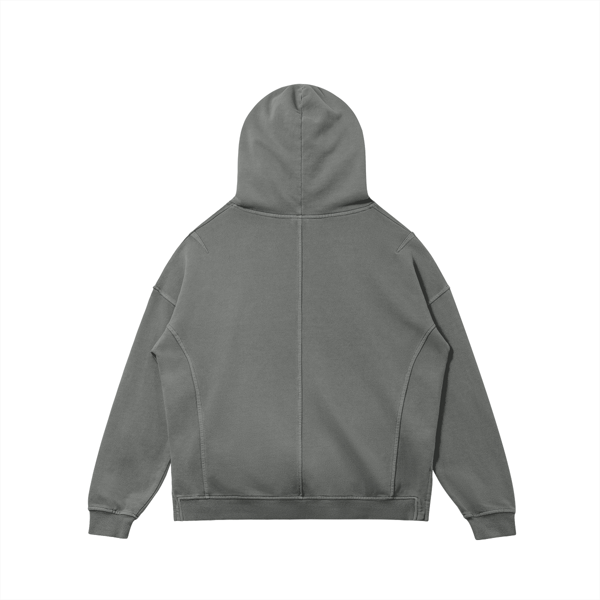 CONNECTED - Washed Fabric look Hight Collar Hoodie