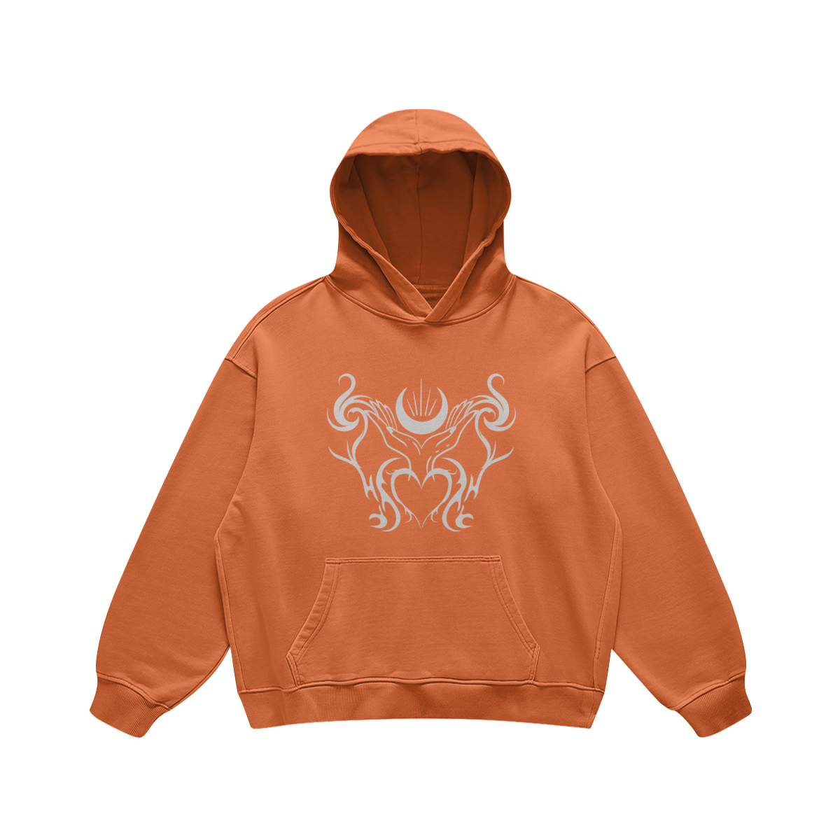 SOLARPLEXUS - Oversized Retro Look Hoodie
